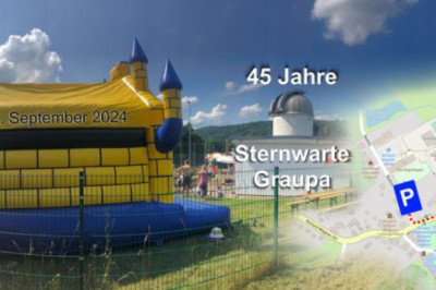 Sternwarte Graupa feiert 45-jähriges Jubiläum – Ein Fest für die ganze Familie